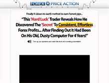 Tablet Screenshot of forexpriceactionsystem.com